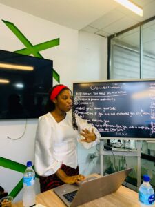 Social media management team in Nigeria working on content strategy